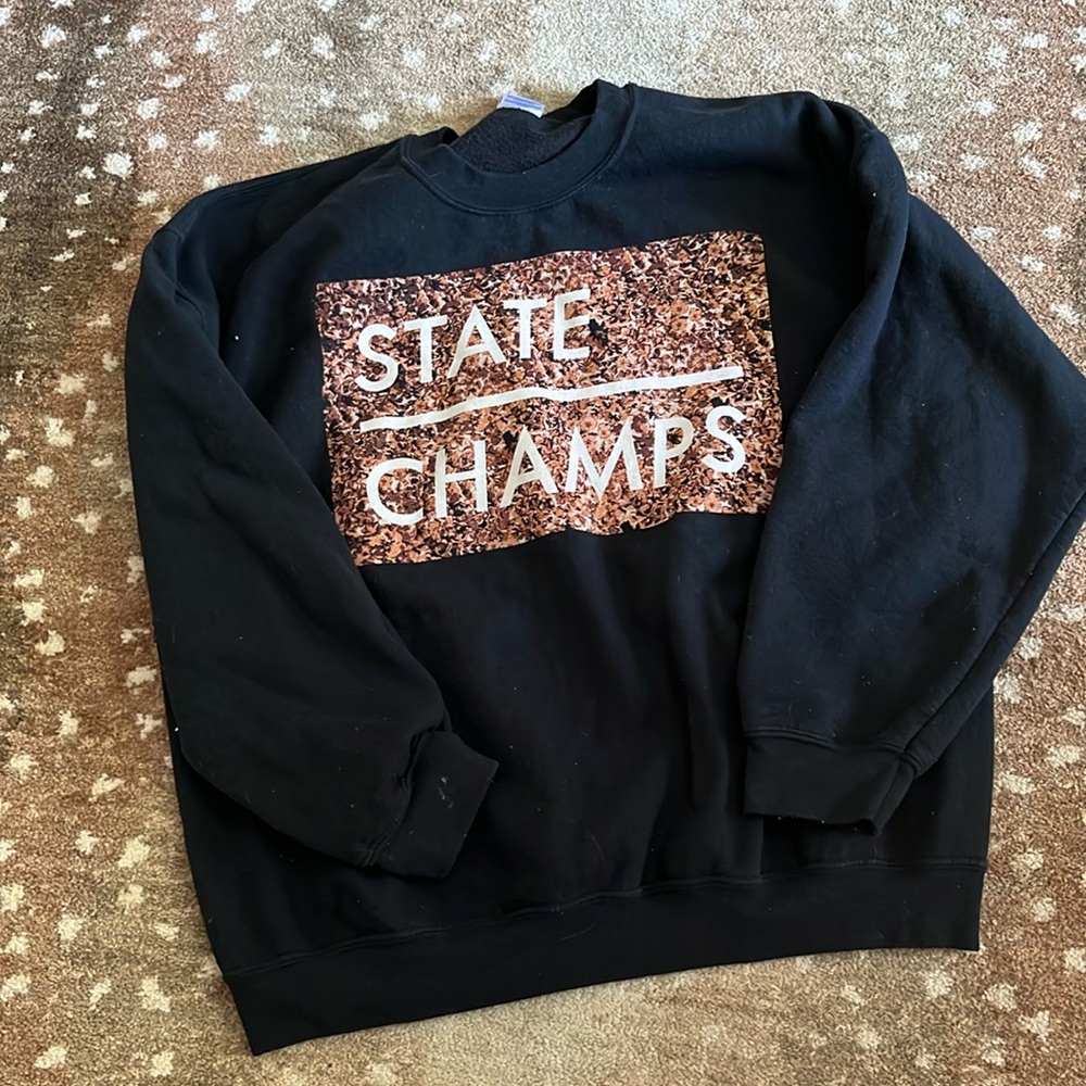 State Champ Band black sweatshirt size XL unisex